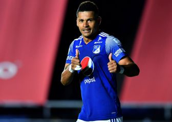 Millonarios anuncia la salida del goleador Ayron del Valle