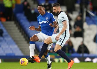 Con Mina y sin James, Everton le gana a Chelsea