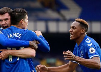 ¿Cómo le va a Everton con y sin James y Mina?