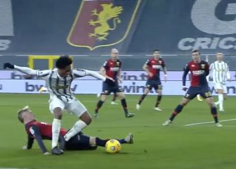 El penalti que provocó Cuadrado para que CR7 cobrara