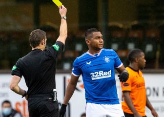 Alfredo Morelos, a la espera de una sanción en Escocia