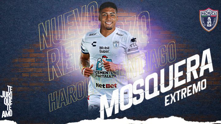 Harold Santiago Mosquera, nuevo jugador del Pachuca