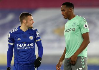 Yerry Mina cumple en victoria de Everton ante Leicester