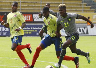 Selección Colombia Sub 20 pierde amistoso ante Ecuador