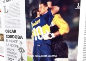 Riquelme recuerda a Córdoba hablando de la Libertadores