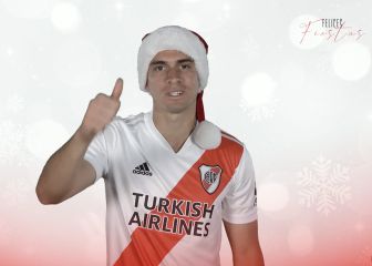 El mensaje de Navidad de Borré, Carrascal, Armani y River Plate