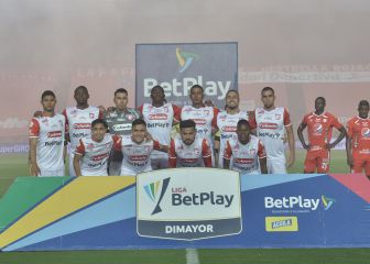 Alineación de Santa Fe en la final de Liga contra América