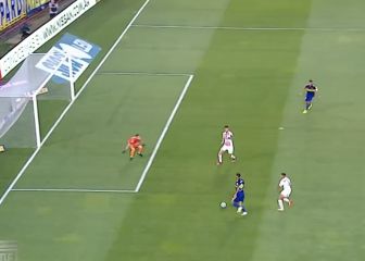 Las asistencias de Villa y Cardona en goleada a Huracán