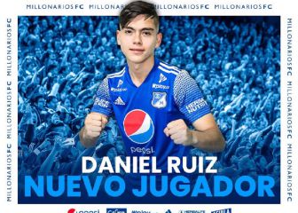Daniel Ruiz, nuevo jugador de Millonarios para la Liga