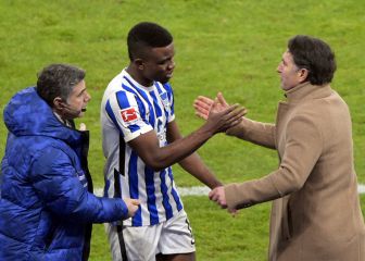 Jhon Córdoba vuelve y anota en la goleada del Hertha