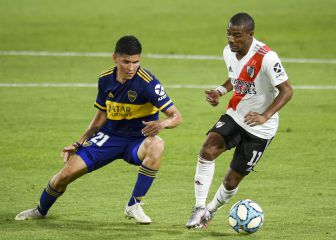 Campuzano, expulsado en su primer clásico Boca vs River