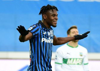 Doblete de Zapata y uno de Muriel, en goleada de Atalanta