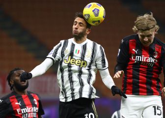 Juventus termina con el invicto de Milan sin Cuadrado