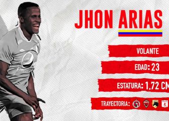 Santa Fe hace oficial la llegada de Jhon Arias como refuerzo