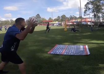 De esta forma Didier Muñoz entrena a los porteros del DIM