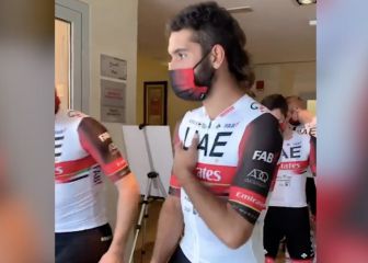 Gaviria y Pogacar juntos en primer campamento del UAE