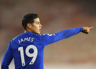 Everton vuelve a la victoria en Premier con James y Mina