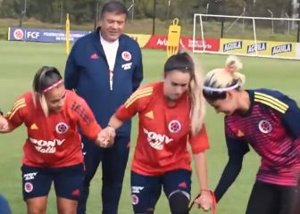 Risas y buen ambiente en práctica de Selección Colombia