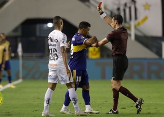 Fabra es expulsado en eliminación de Boca en Copa