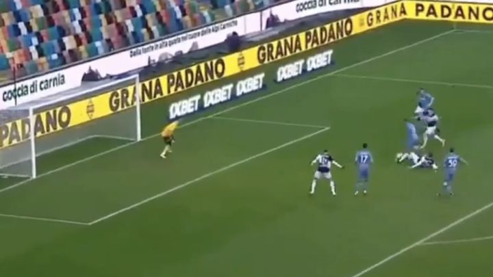 El gol que se inventa Muriel para empatar ante Udinese