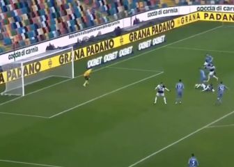 El gol que se inventa Muriel para empatar ante Udinese
