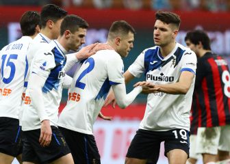 Exhibición de Atalanta frente al Milan con gol de Duván