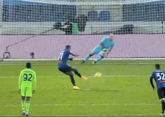 El penal fallado de Duván ante Lazio en Copa Italia
