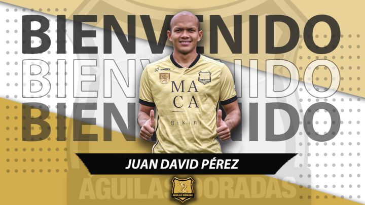 Juan David Pérez, nuevo jugador de Águilas Doradas