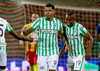 Nacional golea a Pereira en el Atanasio con triplete de Duque