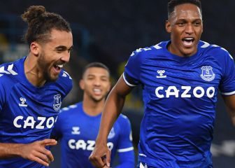 Con Mina los 90' y James en el banco, Everton gana en Leeds