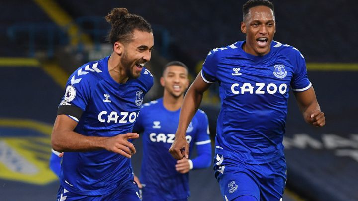 Con Mina titular y James suplente, Everton gana en Leeds