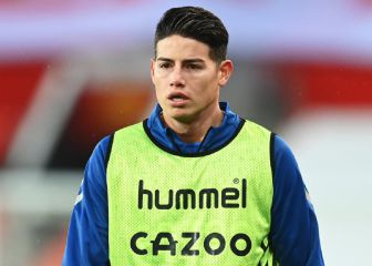 James, duda hasta último momento en Everton