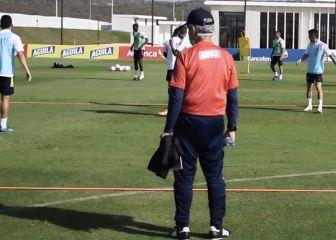 El último entrenamiento de Rueda en su primer microciclo