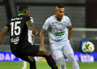 Nacional vence a Once Caldas con gol de Jefferson Duque