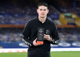 James, premiado con el mejor gol del mes de Everton