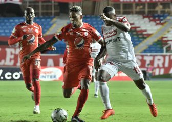 América y Santa Fe empatan en partido intenso en Cali