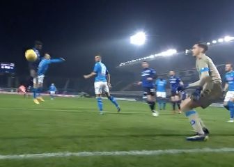 Duván abre el partido con este gol tras pase de Muriel