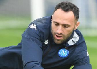 David Ospina inicia trabajos en campo con Napoli