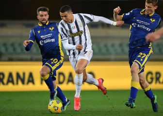Juventus iguala ante Hellas Verona y se aleja de la cima
