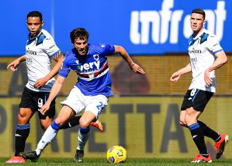 Muriel asiste en la victoria de Atalanta ante Sampdoria