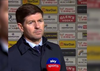 Gerrard, viral en Escocia por una respuesta sobre Morelos