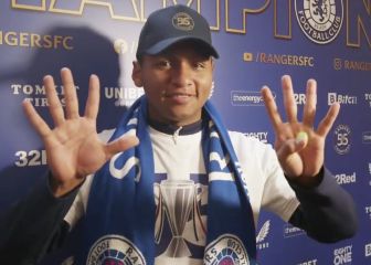 Otra entrevista viral de Morelos tras ser campeón con Rangers