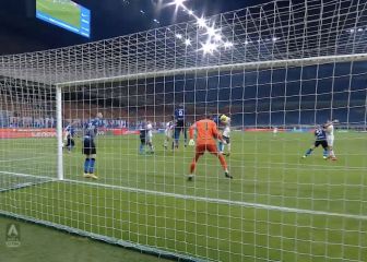 Las oportunidades que tuvo Duván de marcarle al Inter