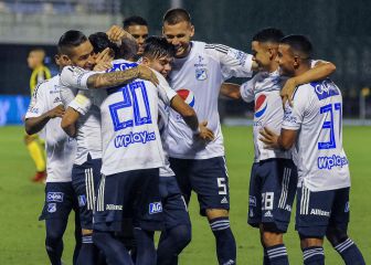 Fernando Uribe mete a Millonarios en los ocho