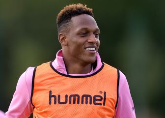 Yerry Mina regresa a entrenamientos con Everton