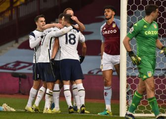 Tottenham derrota a Aston Villa y recupera puestos en la tabla