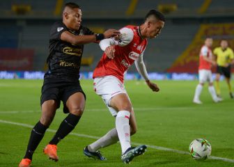 Santa Fe vence a Once Caldas y es líder parcial de la Liga