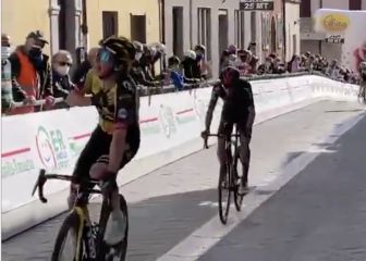Iván Sosa llega de segundo en la Coppi e Bartali