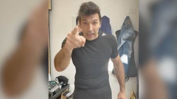 Buffon sigue motivando a Juanito Moreno con nuevo mensaje