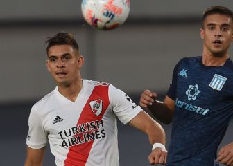 Poco de Borré y Carrascal en empate de River ante Racing